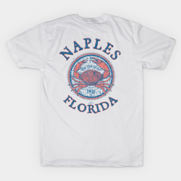 Naples, Florida, with Stone Crab on Wind Rose (Two-Sided) by jcombs